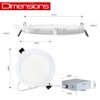 1 Pack 4 Inch Recessed Lighting with Junction Box -