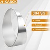 A-KARCK 304 Stainless Steel Pie Cuts, 3'' Exhaust Pipe with
