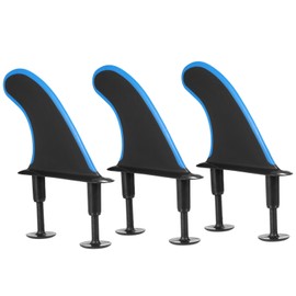 3pcs Soft Surfboard Fins with Screws 4.5 Inch Surf Fins for Soft Surfboard Longboard Surfing Accessories