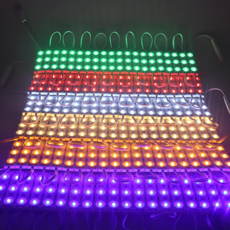 REXTiN Super Bright 100pcs 110V 2835 3 LED Module Storefront