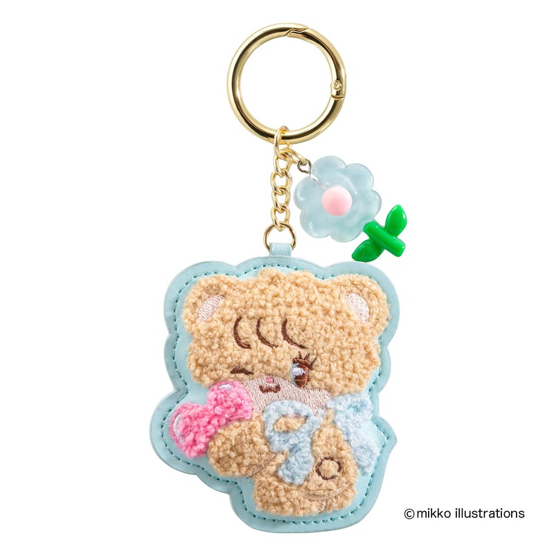 Maruka 175470 Mikko Patch Key Chain Latte