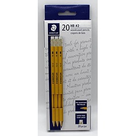 Staedtler 13247C20X HB #2 Woodcased Pencils 2mm (Pack of 20)