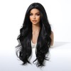 Looxey Long Wavy Wig for Women 28 Inch Curly Hair