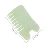 Artibetter Jade Gua Sha Massage Tool Comb Shape Spa Acupuncture