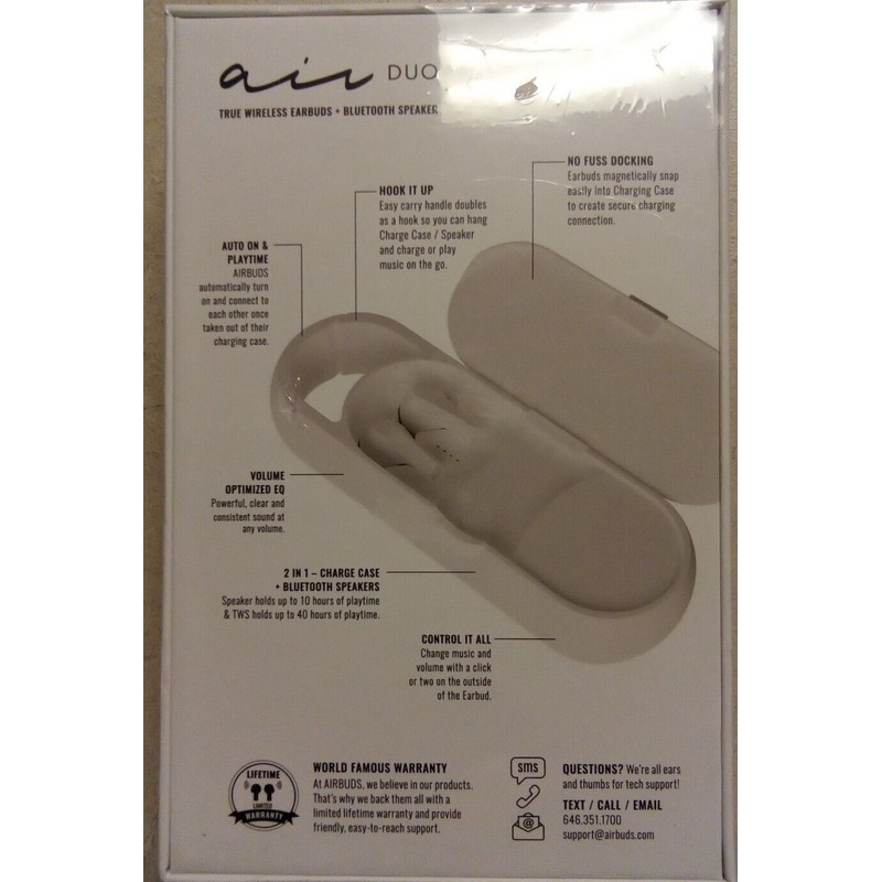 air DUO Airbuds - 2 In 1 Speaker & Wireless