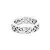 FIONA Celtic Friendship Ring 6mm Celtic Knot Ring 925 Sterling
