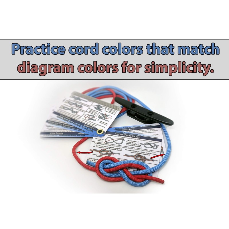 Nautical Knot Tying Kit for Boaters and Sailors