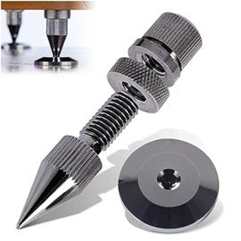 Kalevel Speaker Spikes Isolation Stand Foot Cone for Subwoofers CD Player Studio Amplifier M8 with Base Pad Shockproof Feet Mat