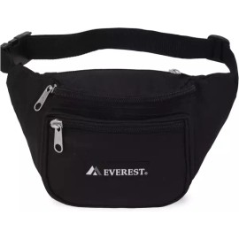 Product Description Reference 에베레스트 시그니처 허리 팩 - 미디엄 블랙 원 사이즈 Everest Signature Waist Pack - Medium Black One Size [Black]
