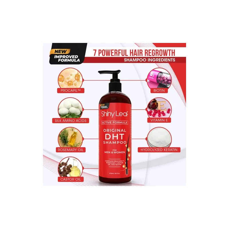 Dht Blocker Champú Anti-pérdida De Cabello Con Biotina