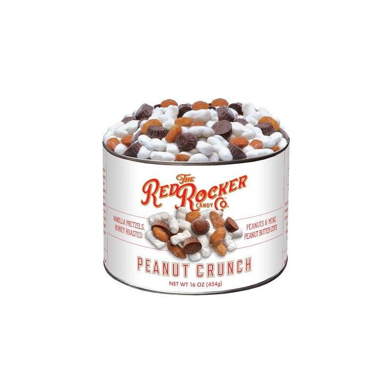 Red Rocker Candies Peanut Butter Crunch Snack Mix, 16oz Chocolatey