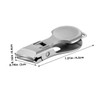 SAFIGLE Portable Wide Jaw Stainless Steel Nail Clippers Slanted Toenail