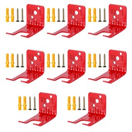 Fire Extinguisher Mounts & Brackets, 8 Pack Fire Extinguisher Brackets and Holders, Fire Extinguisher Wall Hook Holder Hanger for 5-10 Lb Extinguishers with Screws