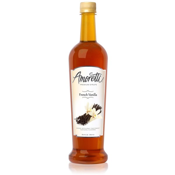 Amoretti Premium Syrup, French Vanilla, 25.4 Ounce