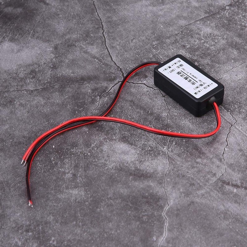 DEWIN Auto Rückfahrkamera Filter, 12V Filter DC Rückfahrkamera Leistungsrelais Kondensator
