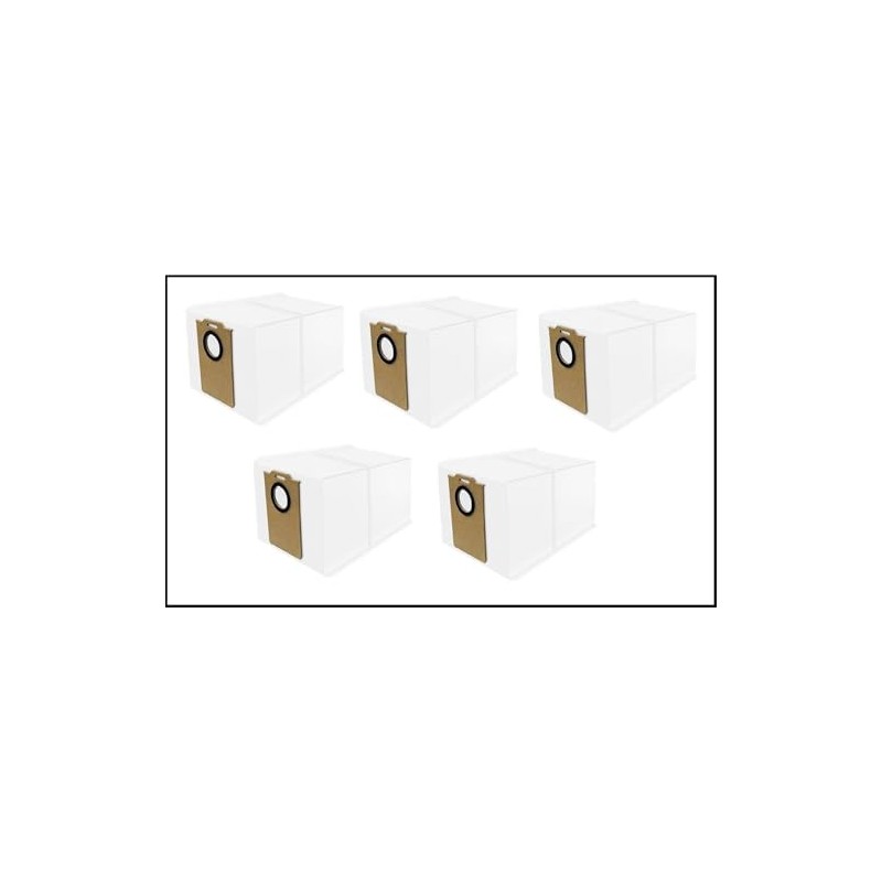 DAVIX [5 Pack] Vacuum Dust Bags for Dreame E20 Plus,