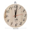 xuuyuu. Wooden Sauna Clock Table Clock for Sauna Clock 12