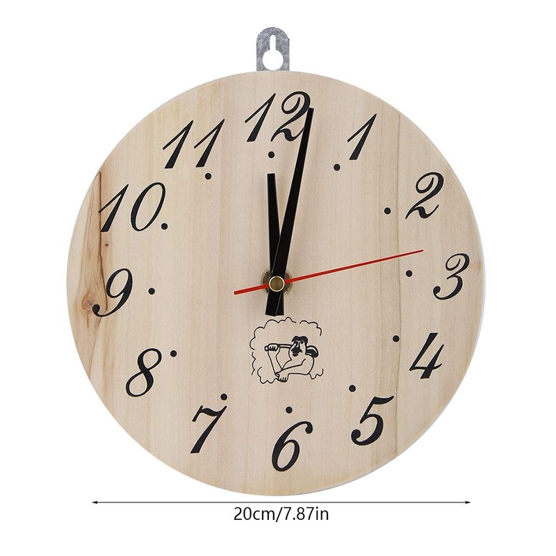 xuuyuu. Wooden Sauna Clock Table Clock for Sauna Clock 12