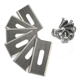 Macromoleculc 30PCS Lawn Mower Blade Replacement Trimmer Cutter Blade Mowing Machine Accessories For Husqvarna Automower/Gardena Robotic (Color : Silver)