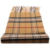 TigerTie - Fine Designer Scarf Checked Pattern - Cashmink Fabric