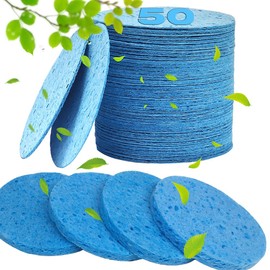 METUUTER 50 PCS Compressed Facial Sponges for Aesthetics - Face Cleansing Massage Pore Exfoliation Mask Makeup Removal 100% Natural Cellulose Face Professional Cosmetic Spa White / 메튜터 50 PCS 에스테틱을 위한 압축 페이셜 스펀지 - 얼굴 클렌징 마사지 모공 각질 제거 마스크 메이크업 제거를 100% 천연 셀룰로오스 페이스 프로페셔널 코스메틱 스파 White