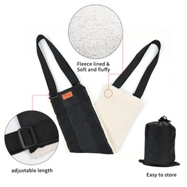 Dog Lift Support and Rehab Harness for Weak Rear Legs, Soft Sling Assist The Dog Who are Senior, Injured, Disabled and After ACL Surgery (Small)