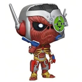 Funko Pop Rocks Iron Maiden - Skeleton Eddie - Somewhere In Time - 16 Odds For Rare Chase Variant - Figura de Vinilo Coleccionable - Idea de Regalo - 