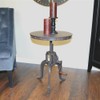 Carolina Cottage Adjustable Accent Table in Industrial Finish
