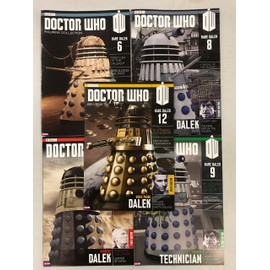 Eaglemoss Doctor Who RARE Dalek Magazines x 5 Different