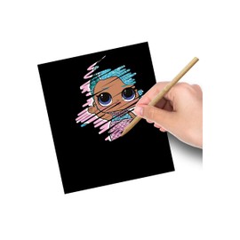 ES SES creative 14194 L.O.L L.O.L. Surprise Scratching Pictures - Assorted Colours