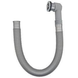 Ctyjia 1 Piece Sink Overflow, Diameter 36 mm Round Interface, Ceramic and Marble Sink Overflow Head with Overflow Pipes, for Hole Diameter of 30-32 mm