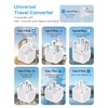220V to 110V Voltage Converter, VINTAR 2000W Universal Travel Adapter