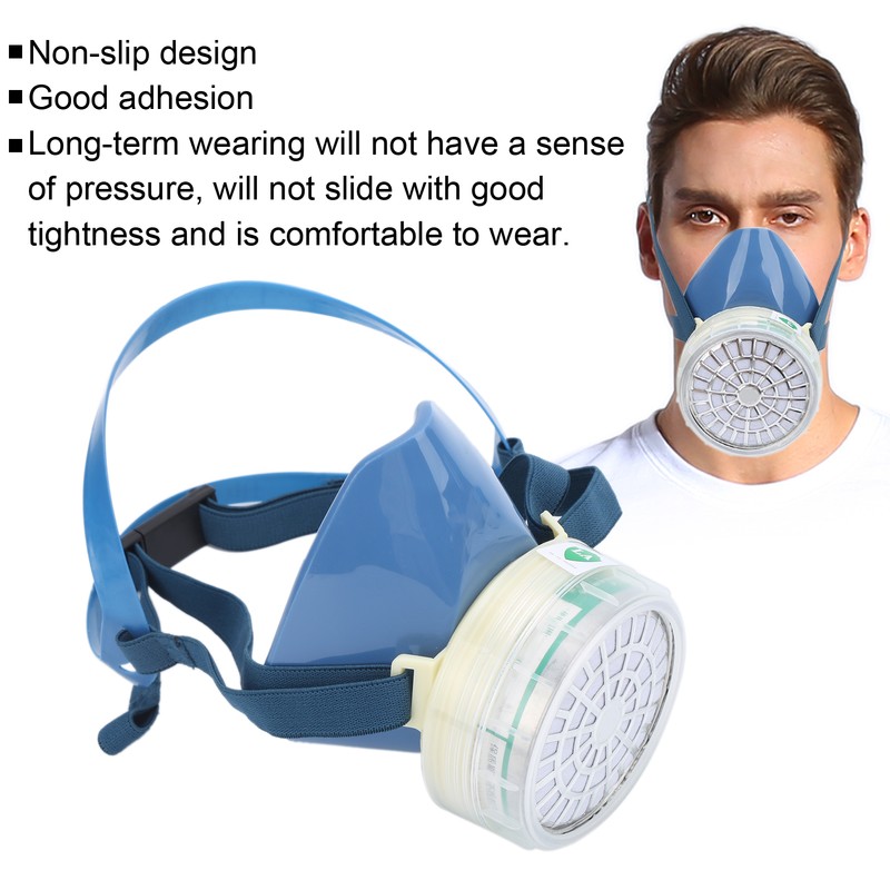 Facial Cover SelfPriming AntiToxic with Filter Box Gas Defense Portable