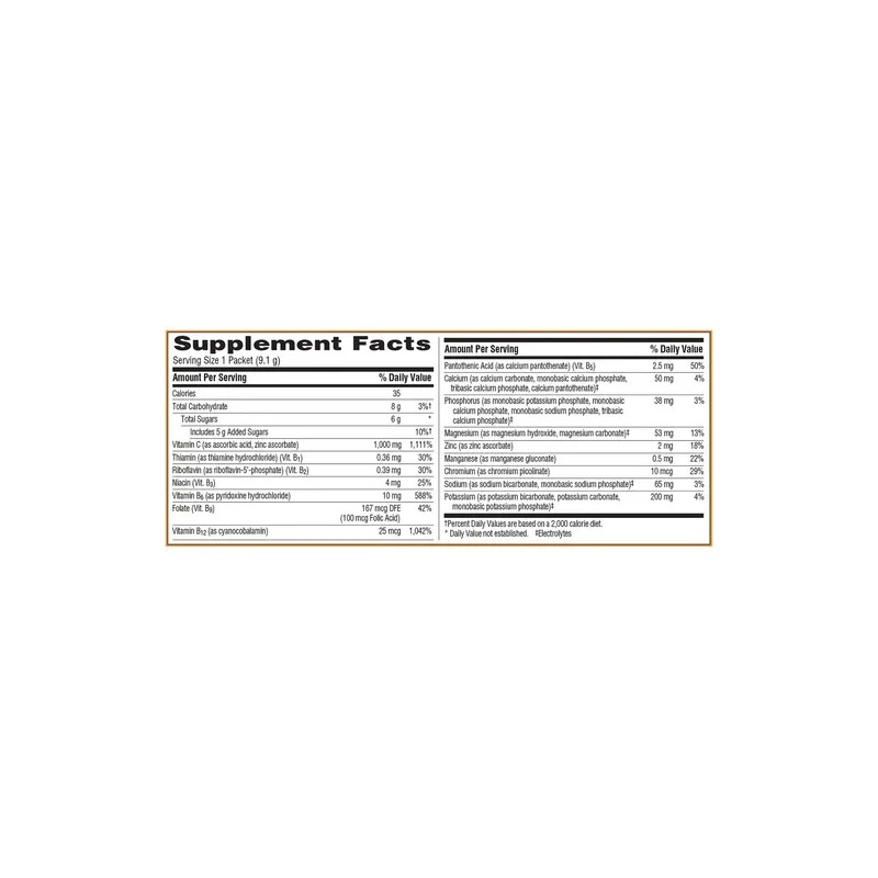 Emergen-c Suplemento Vitamina C 1000mg Frambuesa 30 Sobres
