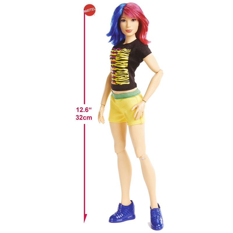 Mattel GmbH FTD83 WWE Girls Superstar Puppe Asuka