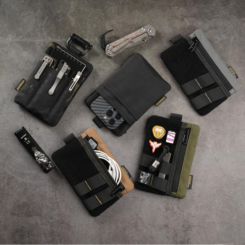 VIPERADE VE27 EDC Pouch, 6 Pockets EDC Organizer Pouch for