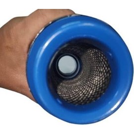 RA ACCESSORIES Alleykat Universal Slip-On Exhaust System for Bike (Mild Steel, Blue)