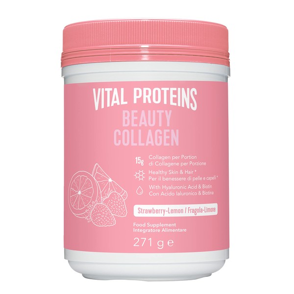 Vital Proteins Beauty Collagen Peptides Powder Strawberry Lemon 271g