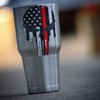 Punisher Red Stripe - Sticker
