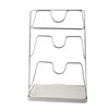 Wall Mounted Pot Lid Rack 304 Stainless Steel Punch Free