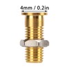 20Set 21.140 4mm Panel Banana Socket Copper Female Gold Plated