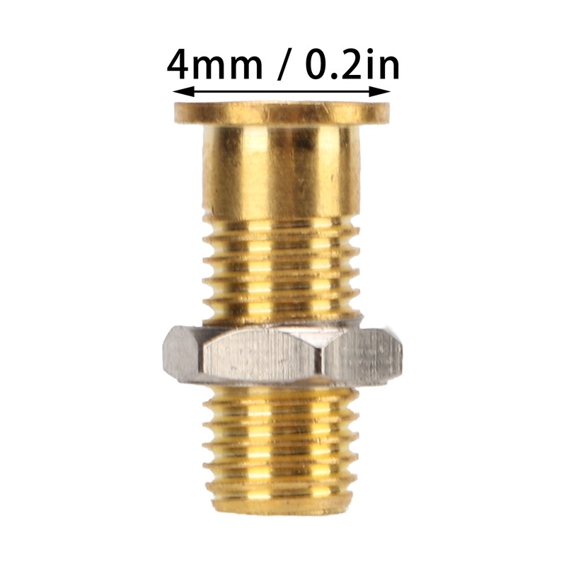 20Set 21.140 4mm Panel Banana Socket Copper Female Gold Plated