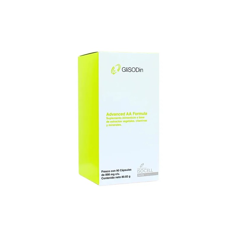 Glisodin Advanced Anti Aging Antiedad Skin Nutrients 90 Caps