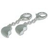 Engraved Quality Joining Hearts Keyring