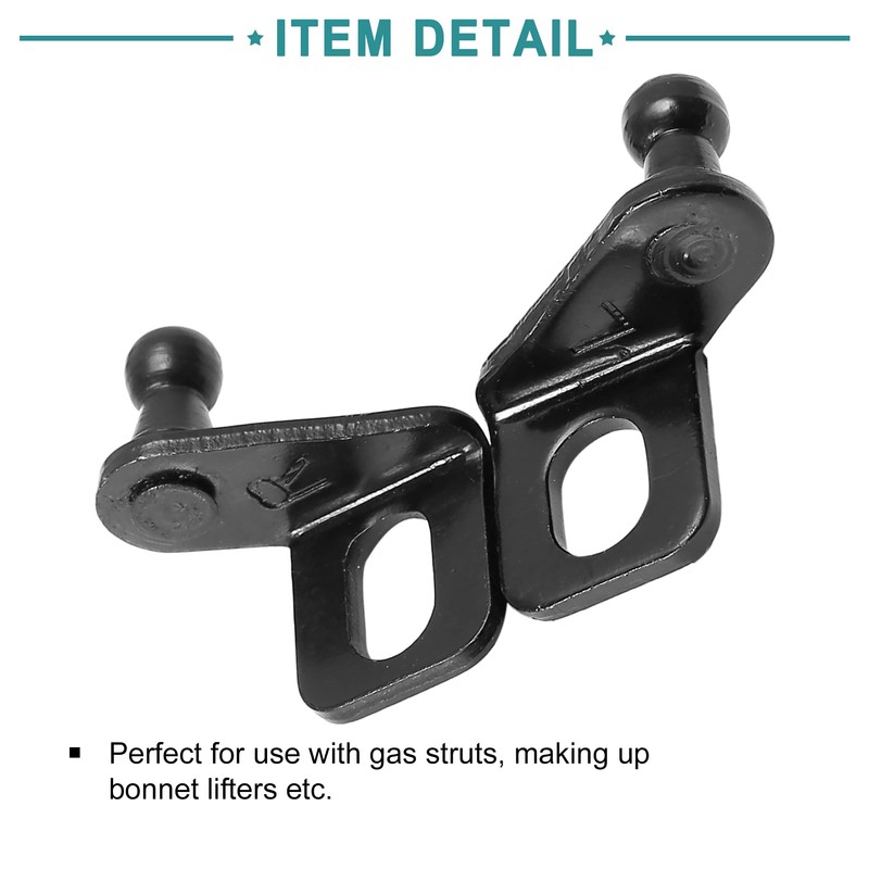 ACROPIX 42x35x21mm10mm Car Ball Studs Mounting Brackets Black for Gas