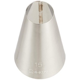 Endoshoji WKT32015 Commercial Nozzle, Round, No. 15 Size, 18-8 Stainless Steel, Made in Japan