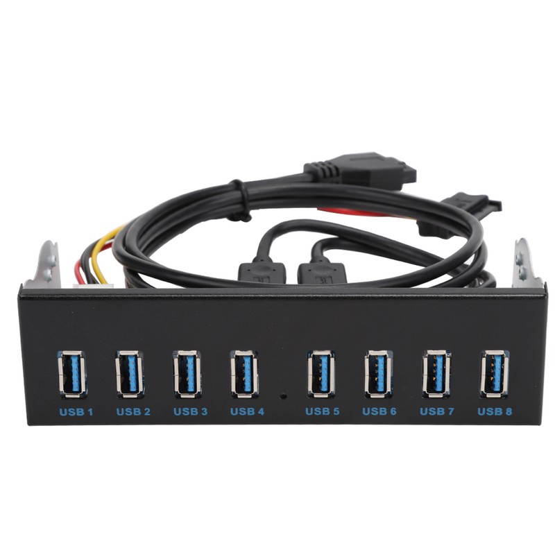 USB3.0 19PIN 8 Ports Hub Optical Drive Extension Front Panel