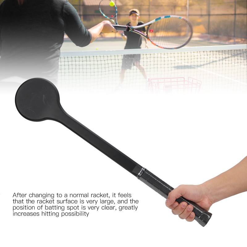 Tennis Racket Carbon Pointer Spoon Accurate Batting Training Aid Tennis