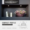 SINCELIGHT Mini Recessed Spotlight,Small Downlight for 35-40mm Ceiling Hole,Cabinet,Showcase, MR11