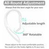 IiEXCEL Compatible with AirPods 4 Ear Hooks, Replacement 360 Angle